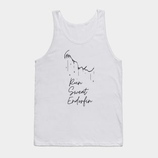 run sweat endorphin Tank Top